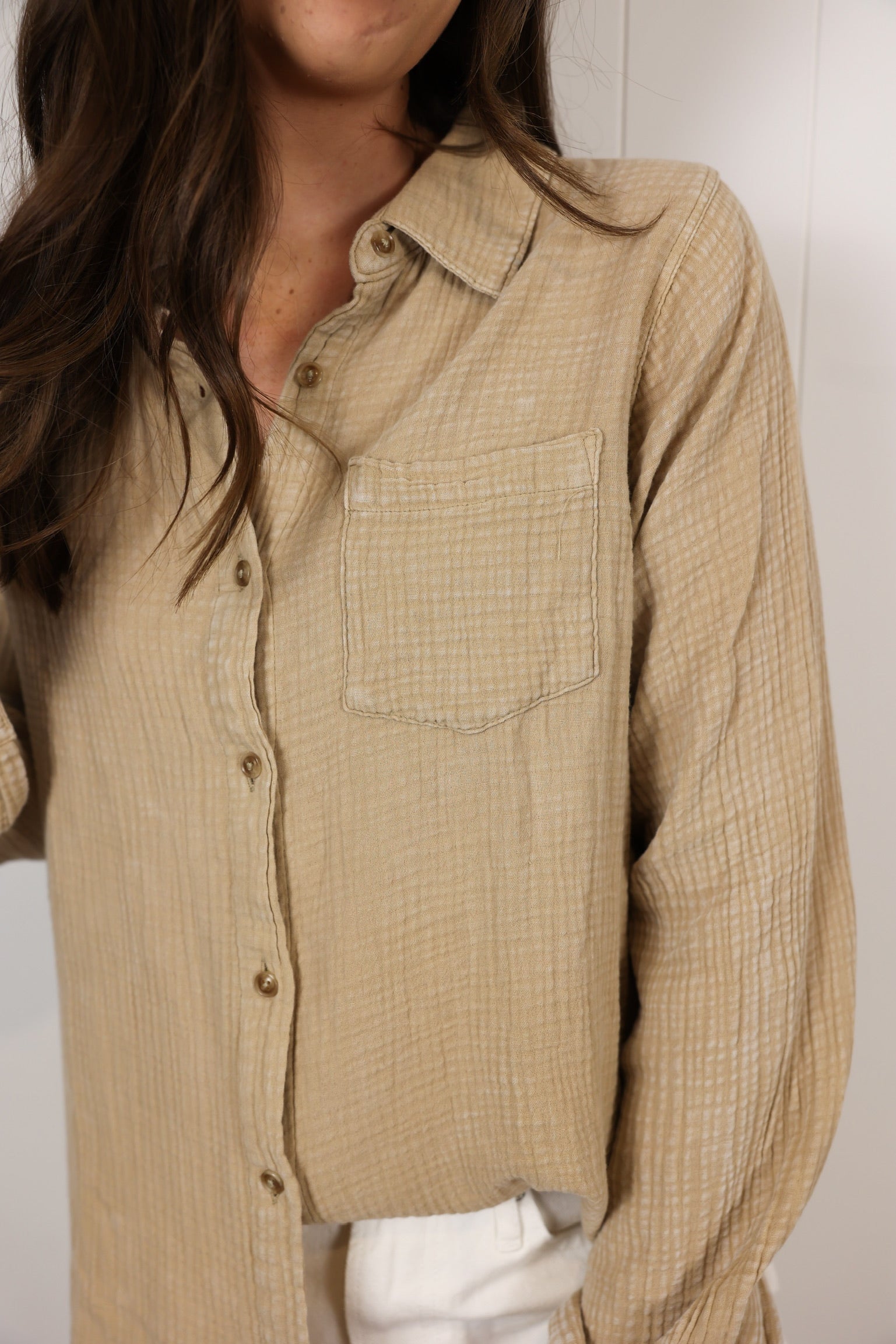 The Riley Top >> Lemon Pepper