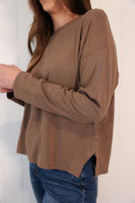 Load image into Gallery viewer, The Ultra Cozy Top &gt;&gt; Mocha
