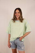 Load image into Gallery viewer, Fresh Mint Blue Tee
