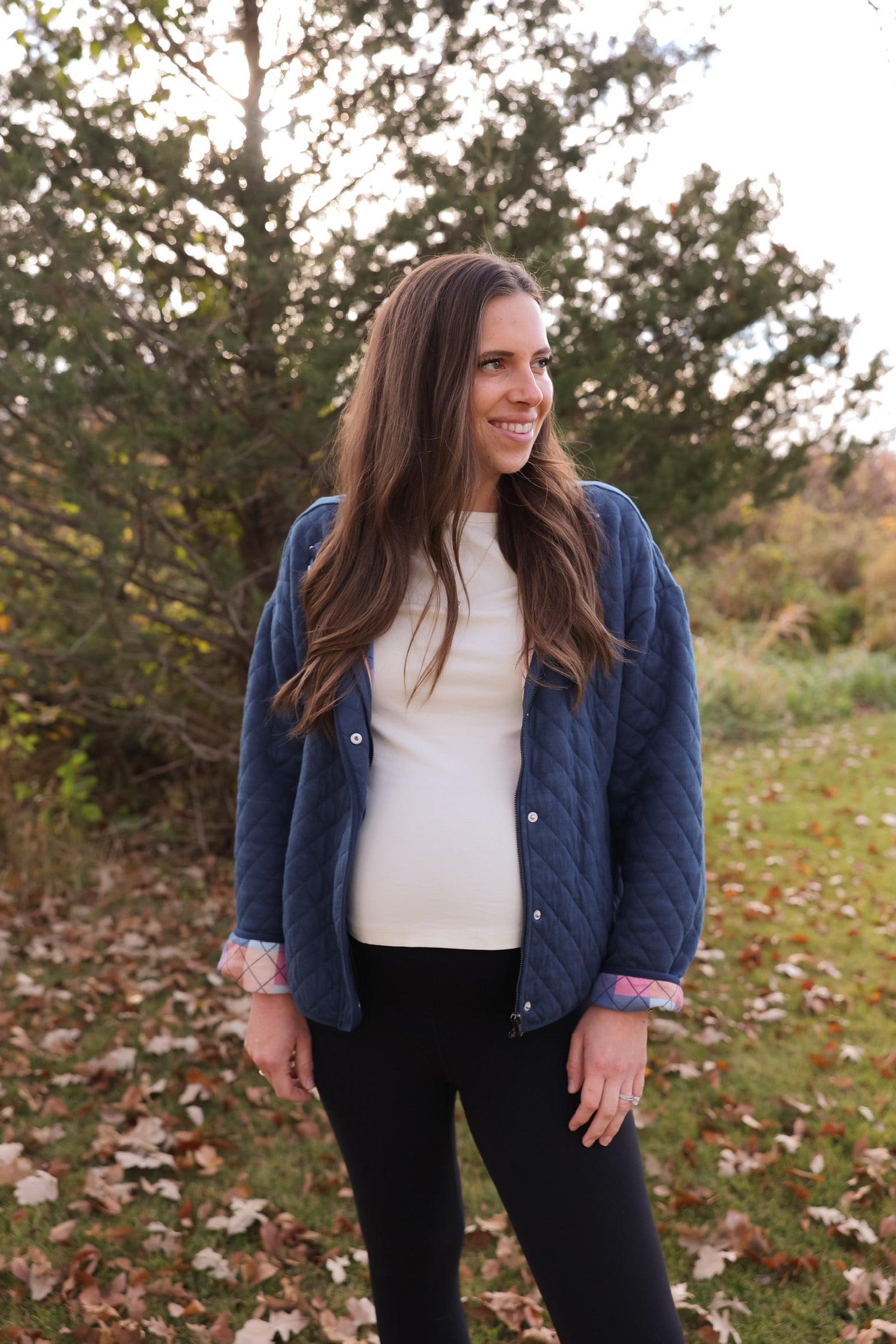 Vintage Indigo Quilted Jacket