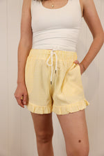 Load image into Gallery viewer, Banana Checker Shorts
