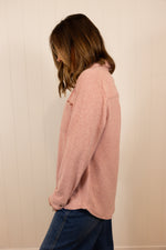 Load image into Gallery viewer, The Taylor Button Up >> Mauve Pink Heather
