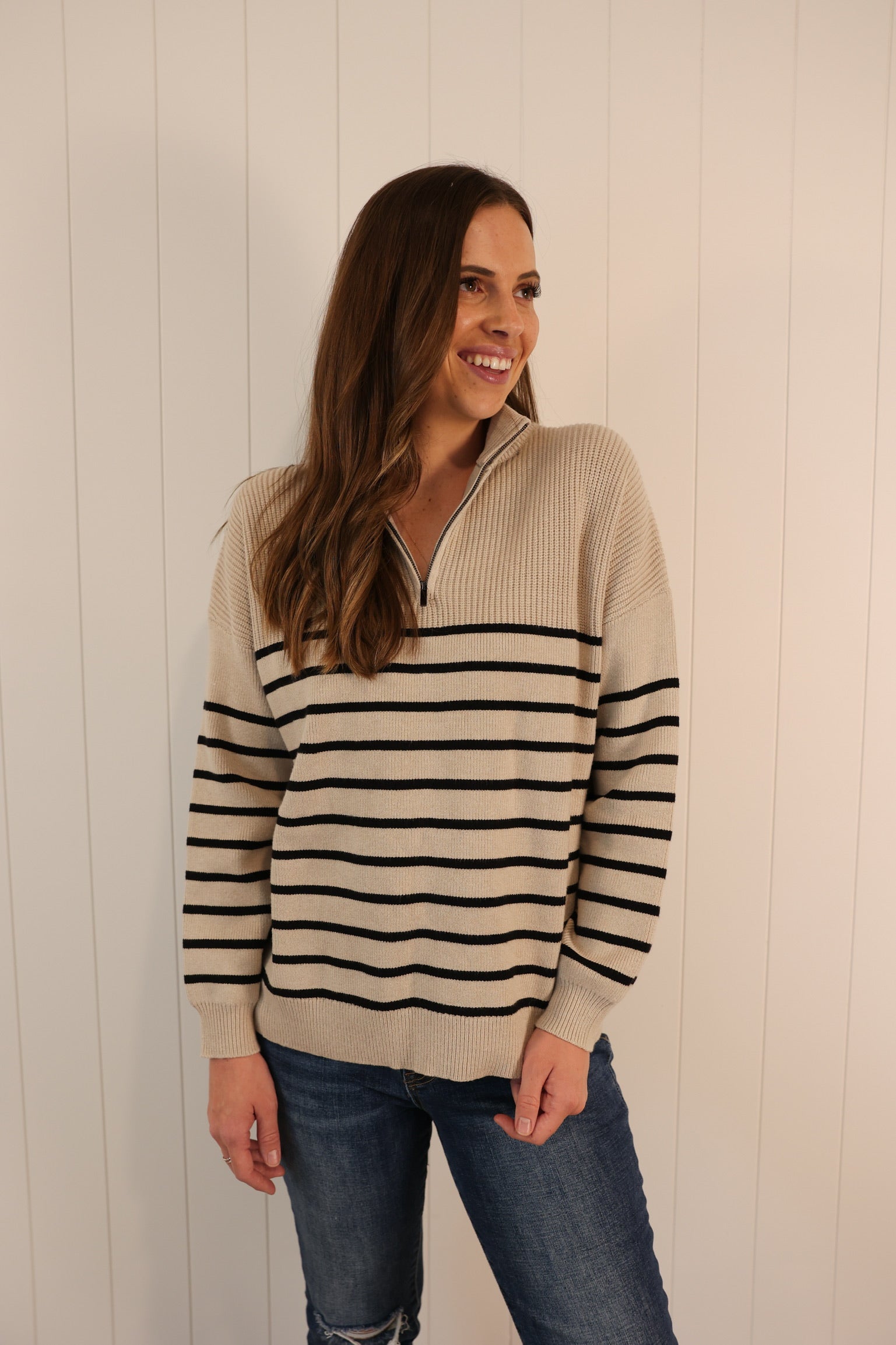 The Ada Quarter Zip Sweater