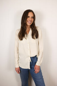 The Ginger Button Down >> Off White