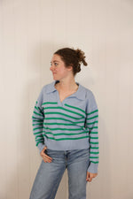 Load image into Gallery viewer, Olivia Sweater &gt;&gt; Sky Green (Two Left)
