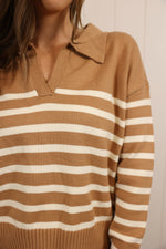 Load image into Gallery viewer, Olivia Sweater &gt;&gt; Milk Tea Cream (One Left - Size S)
