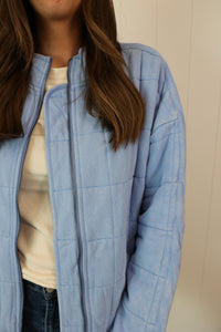 Kora Bomber Jacket >> Sky Blue