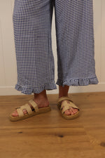 Load image into Gallery viewer, Blueberry Gingham Pants
