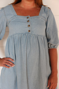 Deja Denim Dress (One Left - Size S)