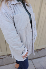 Load image into Gallery viewer, Adeline Light Grey Jacket
