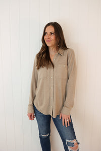 The Taylor Button Up >> Clove Heather