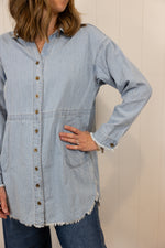 Load image into Gallery viewer, Everly Denim Top

