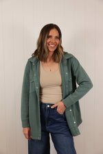 Load image into Gallery viewer, Stevie Shacket >> Eldergreen
