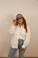 Load image into Gallery viewer, Vanna's Button Up >> White
