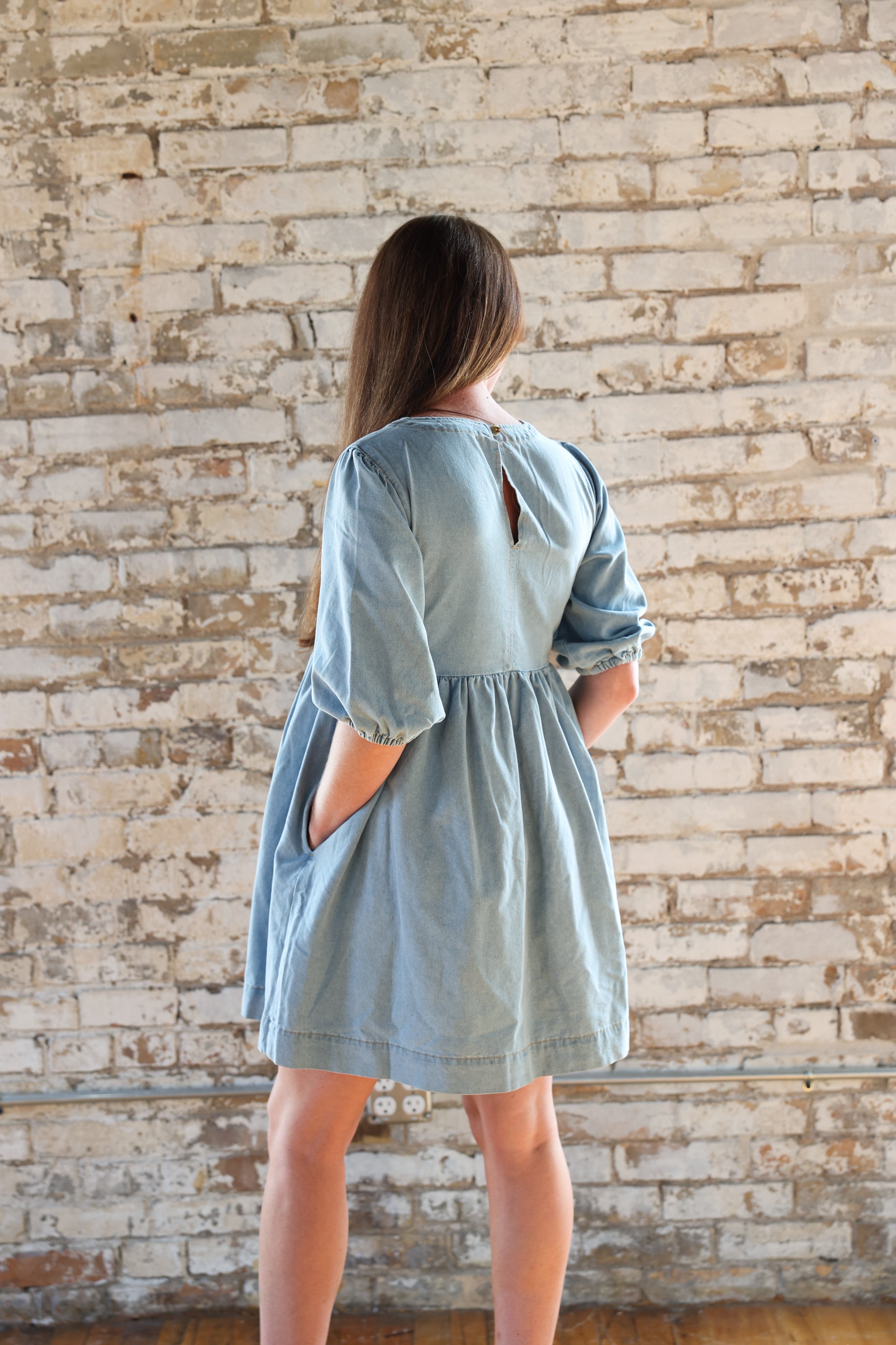 Deja Denim Dress (One Left - Size S)