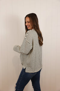 Cozy Striped Long Sleeve