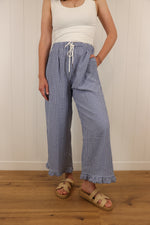 Load image into Gallery viewer, Blueberry Gingham Pants
