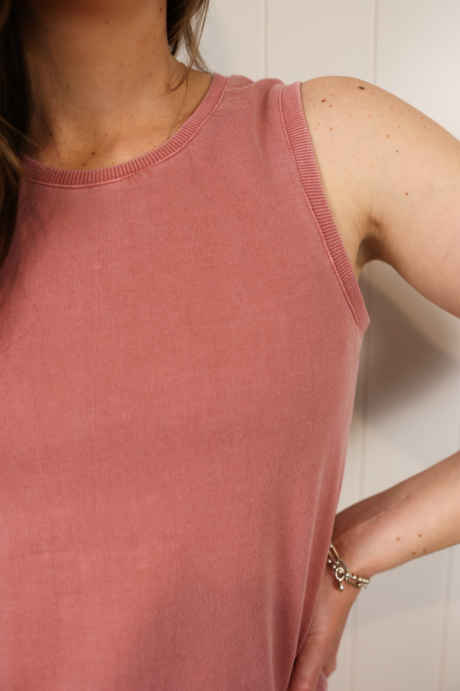 Joey Romper >> Slate Rose