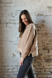 The Charming Checker Sweater