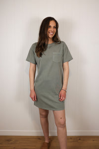 The Karlee Dress >> Forest Fog