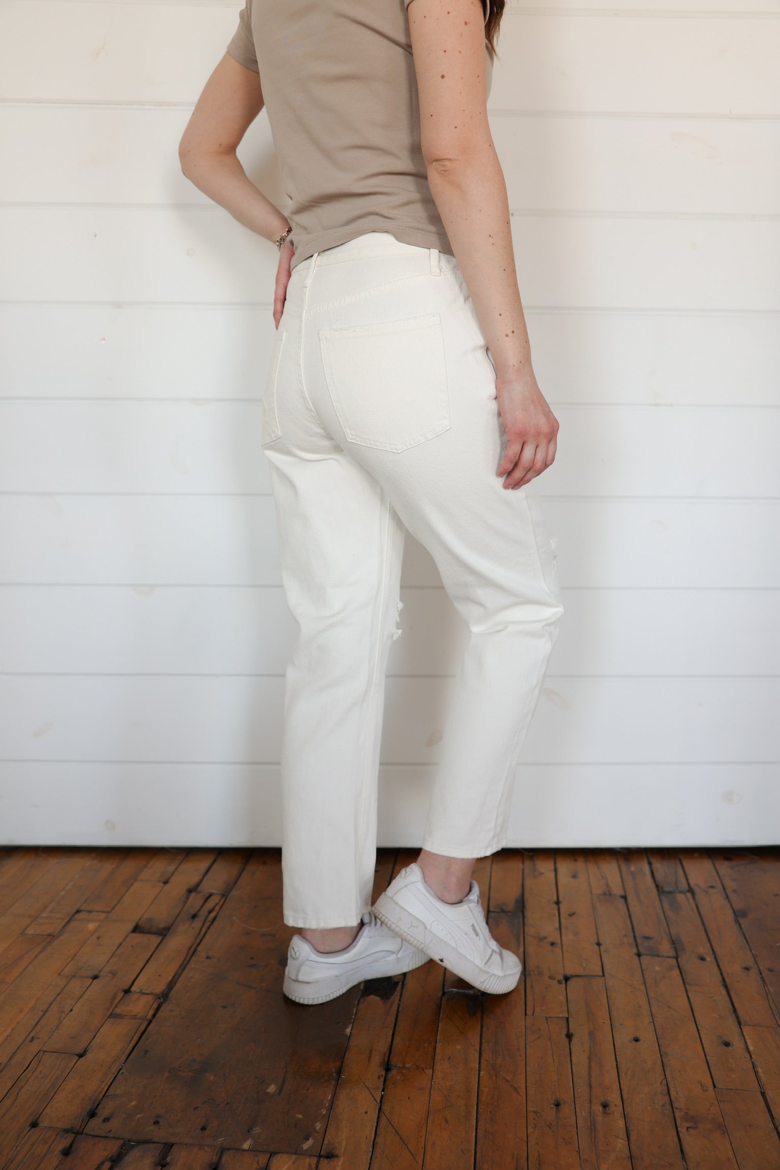 The Cici White Pant