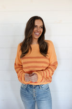 Load image into Gallery viewer, The Carver Sweater &gt;&gt; Clementine
