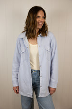 Load image into Gallery viewer, Stevie Shacket >> Halogen Blue
