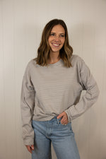 Load image into Gallery viewer, Boardwalk Stripe Crewneck Pullover
