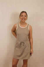 Load image into Gallery viewer, Mylee Dress >> Mushroom (built in shorts)
