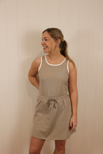 Load image into Gallery viewer, Mylee Dress >> Mushroom (built in shorts)
