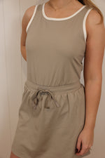 Load image into Gallery viewer, Mylee Dress >> Mushroom (built in shorts)
