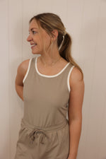 Load image into Gallery viewer, Mylee Dress >> Mushroom (built in shorts)
