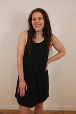 Load image into Gallery viewer, Mylee Dress >> Black (built in shorts)
