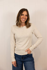 Load image into Gallery viewer, The Stacy Top >> Sand Heather
