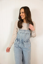 Load image into Gallery viewer, Jenny&#39;s Denim Romper
