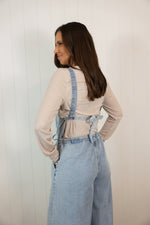 Load image into Gallery viewer, Jenny&#39;s Denim Romper
