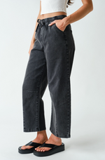 Load image into Gallery viewer, Asha's Denim Drawstring Pant
