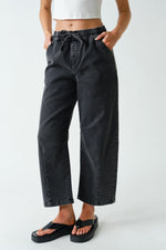 Load image into Gallery viewer, Asha's Denim Drawstring Pant
