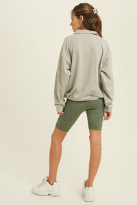 Hanna's Biker Shorts >> Forest Green (Two Left)