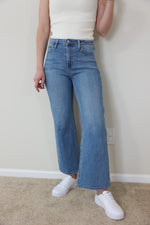 Load image into Gallery viewer, The Classic Wide Leg - JUST BLACK DENIM brand
