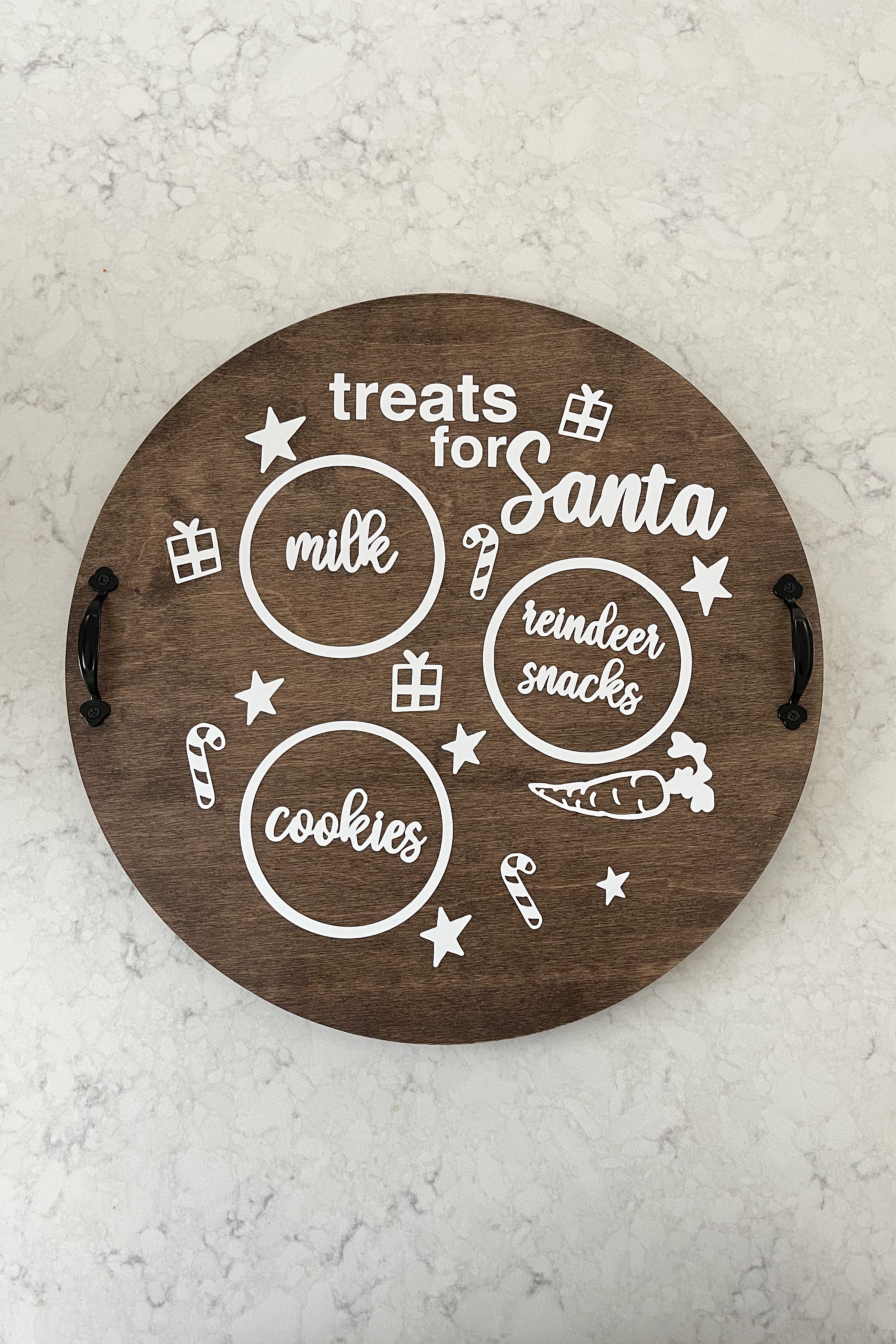 Santa Snack Tray