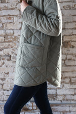Load image into Gallery viewer, Dani Quilted Jacket &gt;&gt; Lt. Olive
