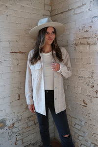 The Shimmer Shacket (One Left - Size L)