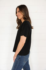Load image into Gallery viewer, The Nova Tee &gt;&gt; Black
