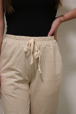 Load image into Gallery viewer, The Pinstripe Joggers (One Left - Size L)
